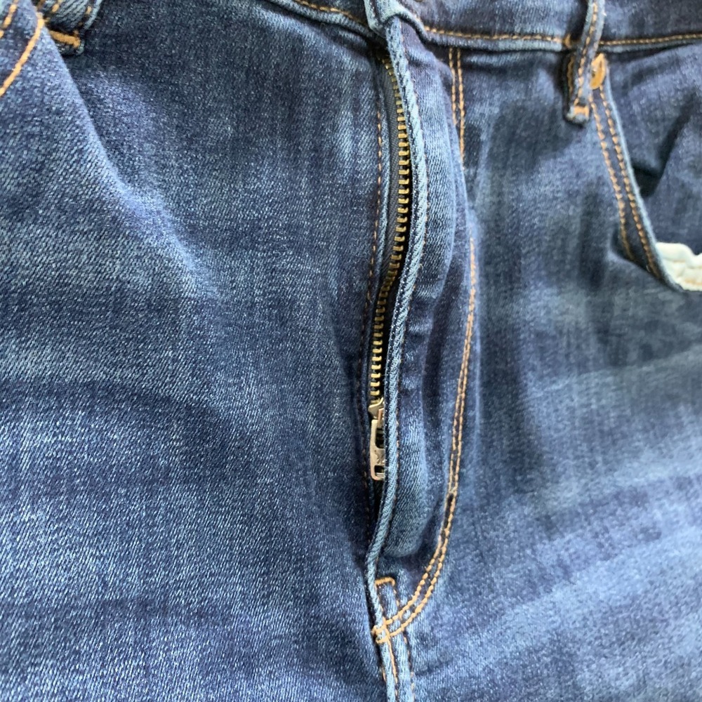 American Eagle Super Hi Rise Flare Jeans Womens Size 14 Blue 32x30 - Picture 5 of 11